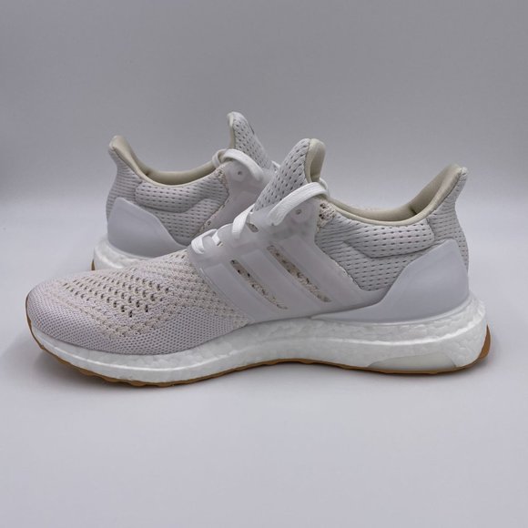 adidas Ultraboost 1.0 White / Silver Metallic Womens Shoes - Picture 2 of 8